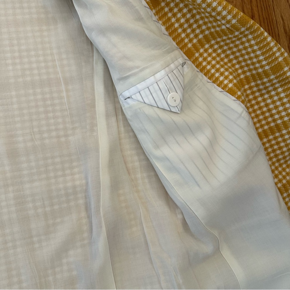 Oversized Double-Breasted Plaid Blazer from Anthropologie (Maeve) - Picture 5 of 9